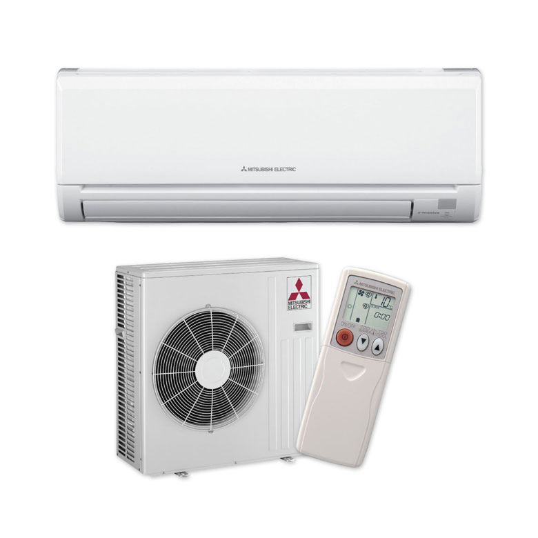 Mitsubishi Mini Splits provide zoned heating so you can heat and cool the rooms that you live in.